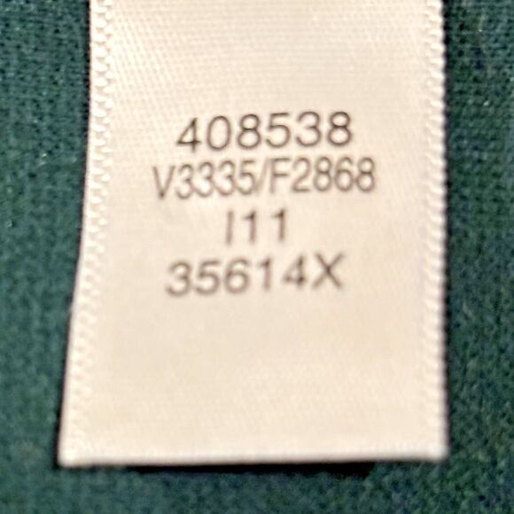 Lands’ End 1X (16W-18W) Green Sleeveless Dress, Round Pleated Neckline, NWOT - Picture 10 of 10